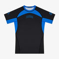 MANTO Rashguard Męski Krótki Rękaw RANKED Niebieski