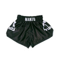 MANTO Spodenki MUAY THAI DUAL Czarne/Srebrne