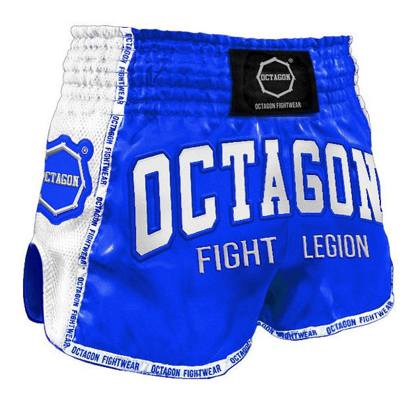 Octagon Spodenki Muay Thai Fight Legion Niebieskie