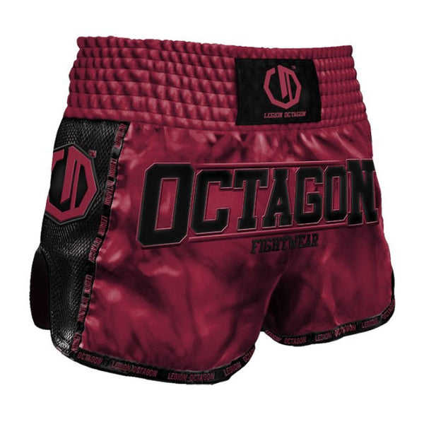 Octagon Spodenki Muay Thai Legion Future Premium Bordowe