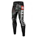Pitbull Legginsy Męskie Cross Camo Woodland Camo