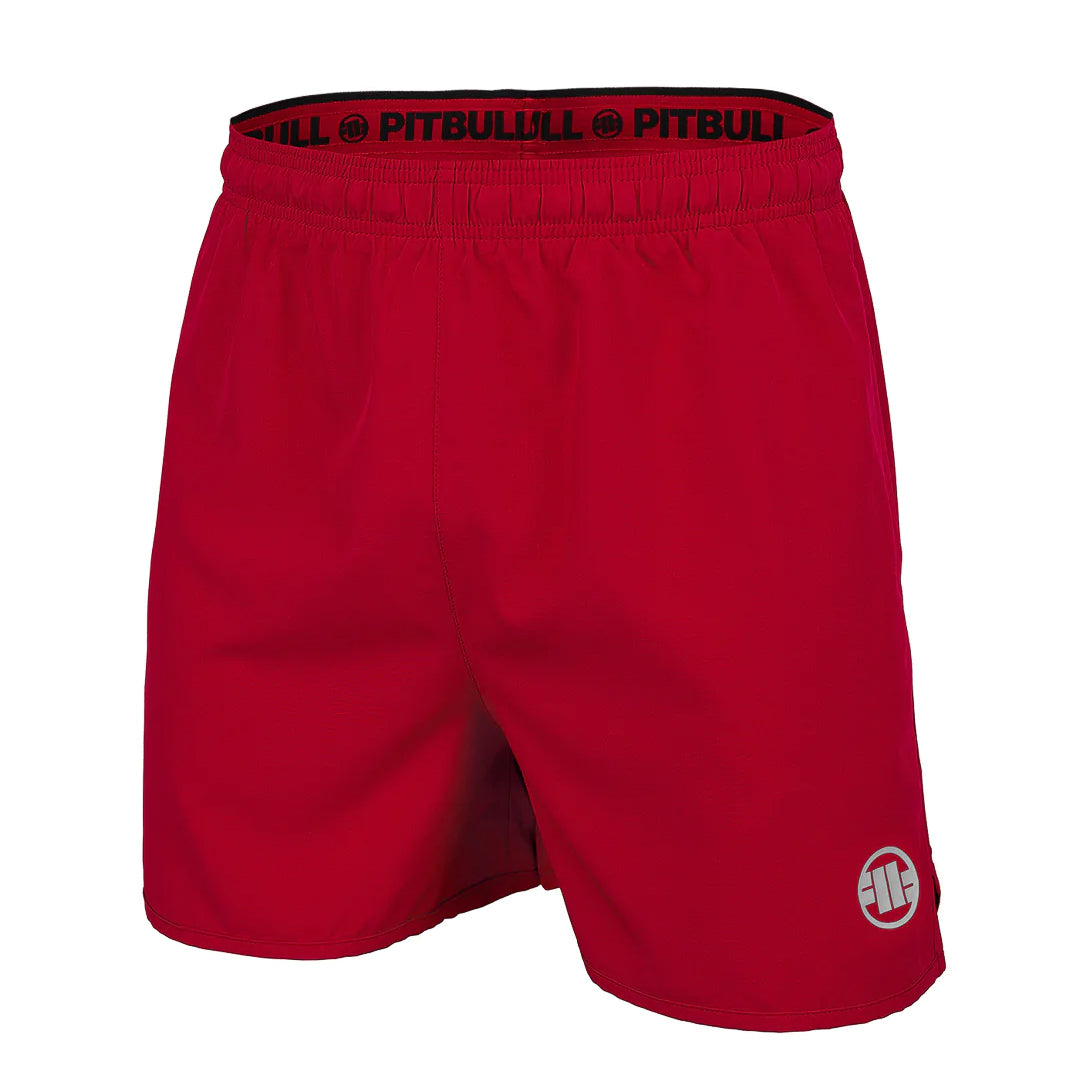 Pitbull Spodenki Sportowe Performance Small Logo Czerwone