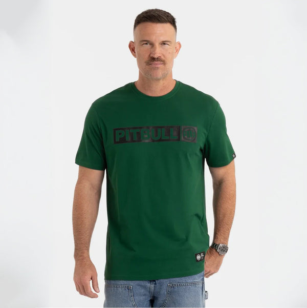 Pitbull T-shirt bawełniany Hilltop Zielony