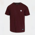 Pitbull T-shirt Small Logo Dark Burgundy