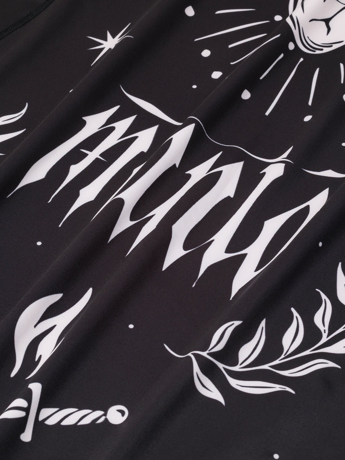 MANTO Rashguard Męski Długi Rękaw AMOR FATI Czarny