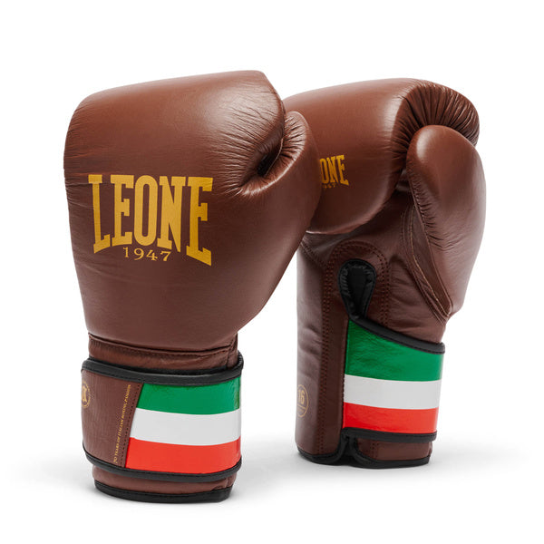 Leone Rękawice Bokserskie ITALY'47 Brązowe