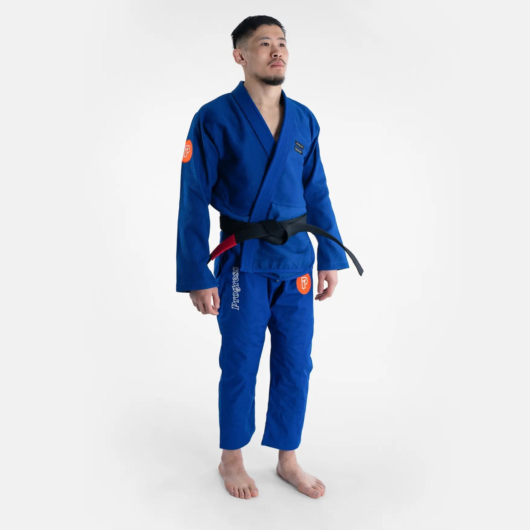 Progress Kimono/Gi BJJ Męskie Featherlight Lightweight Competition Niebieskie