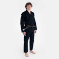 Progress Kimono/Gi BJJ Męskie The Academy Czarne + biały pas w komplecie