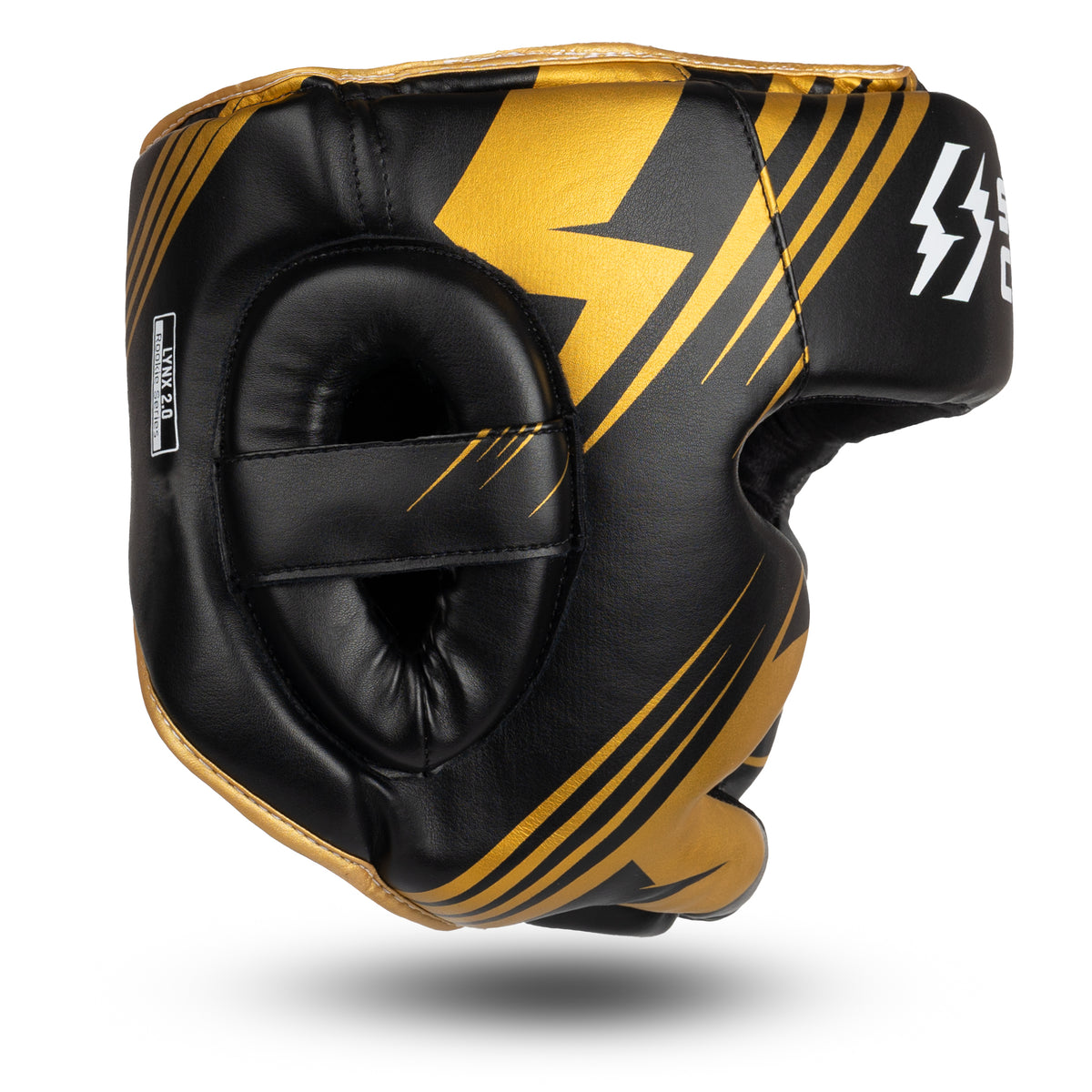 StormCloud Kask Bokserski Lynx 2.0 Czarny/Złoty
