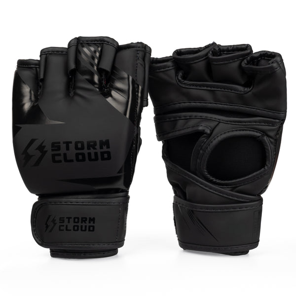 StormCloud Rękawice MMA Lynx 2.0 Czarne/Czarne 4oz