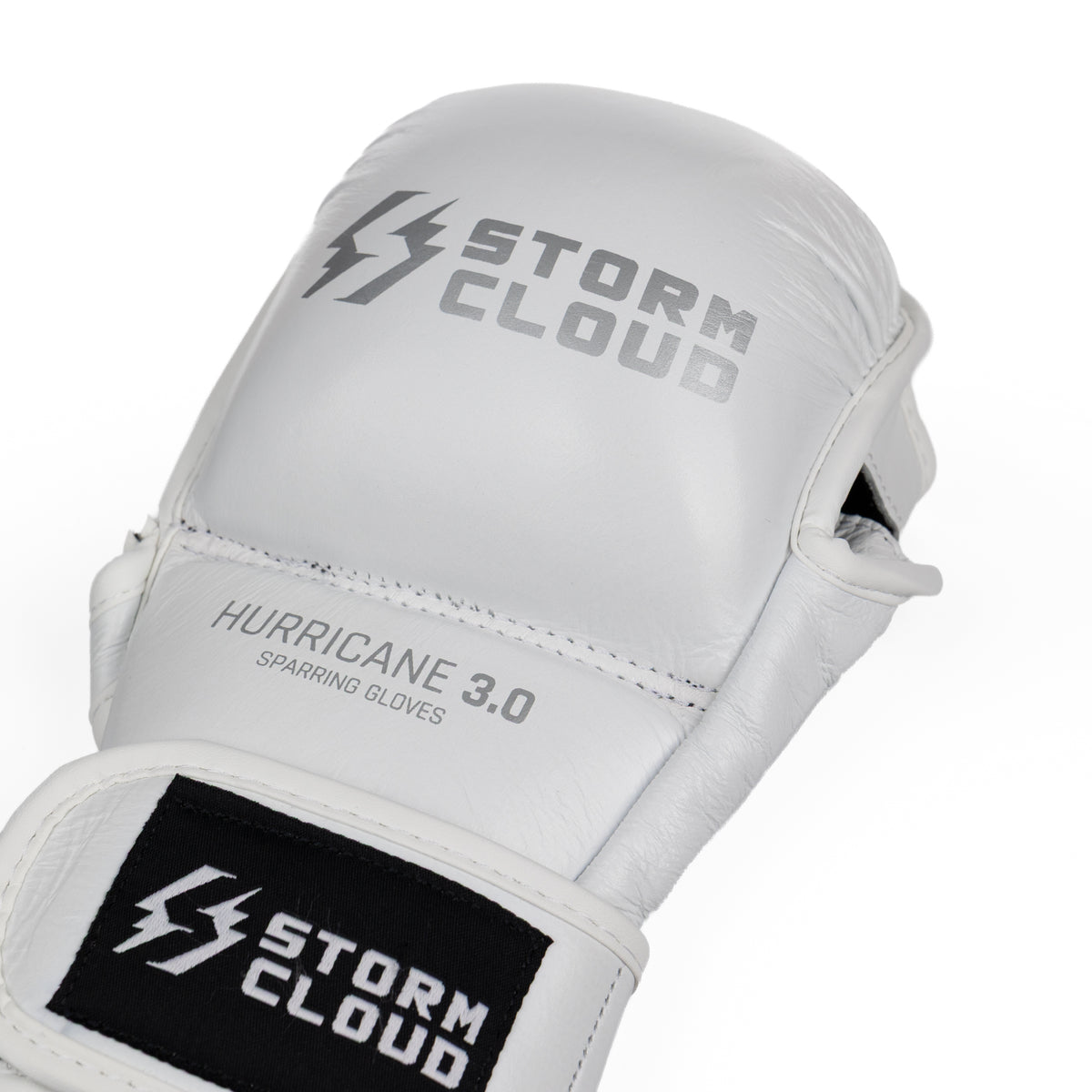 StormCloud Rękawice do MMA Hurricane 3.0 Sparingowe Białe/Srebrne 7oz