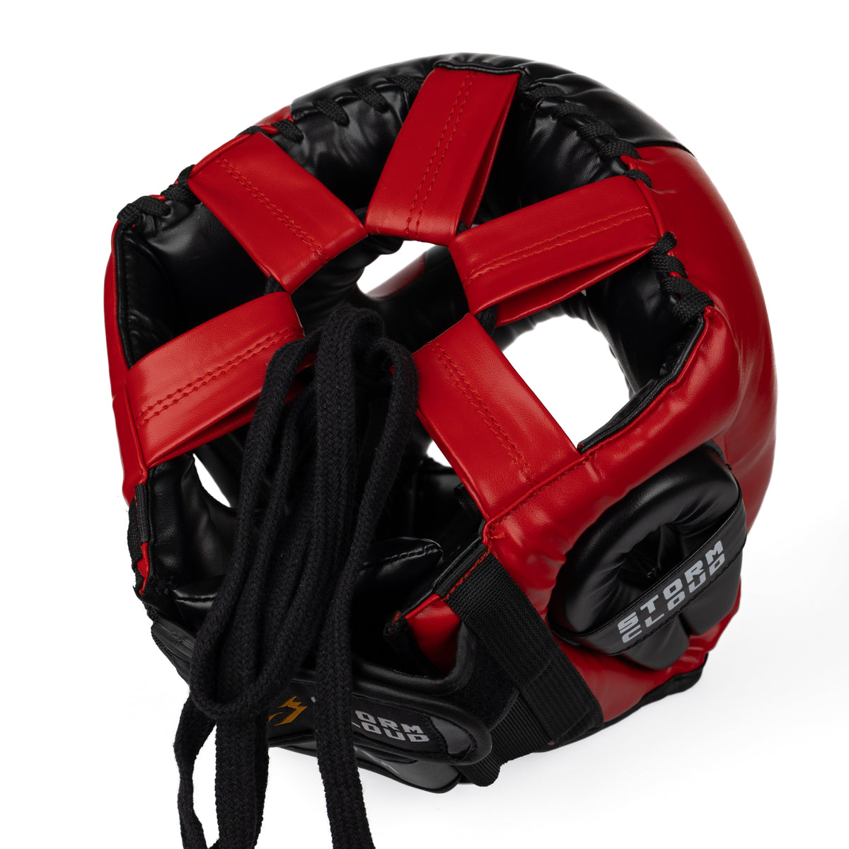 StormCloud Kask Bokserski z Ochroną Nosa Sirocco 2.0 Czerwony