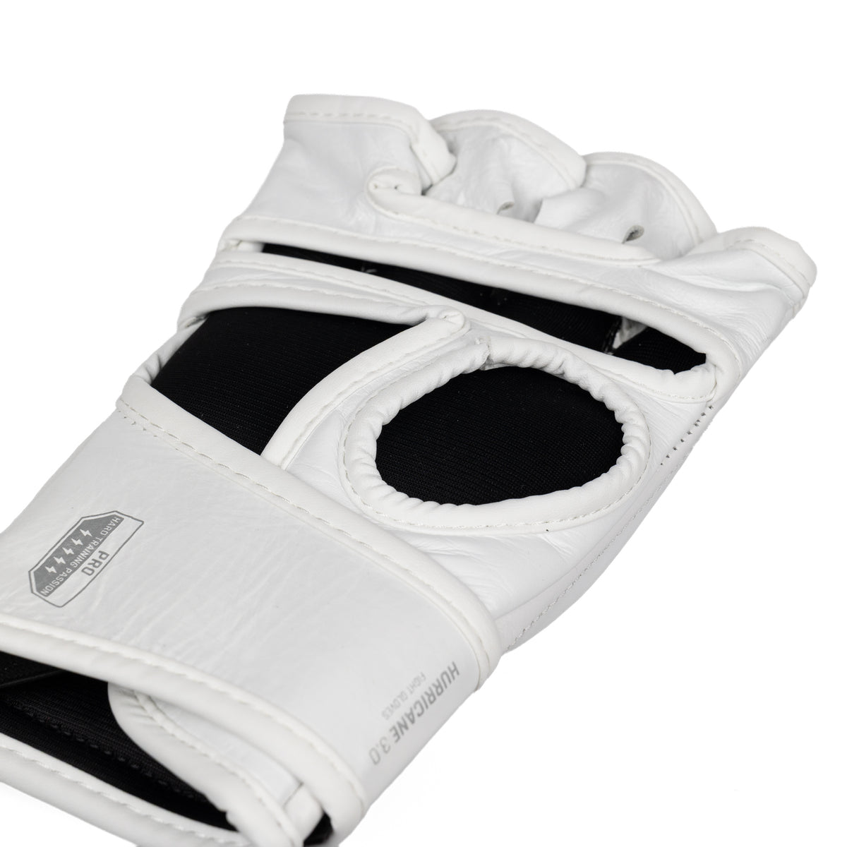StormCloud Rękawice do MMA Hurricane 3.0 4oz bez kciuka Białe/Srebrne