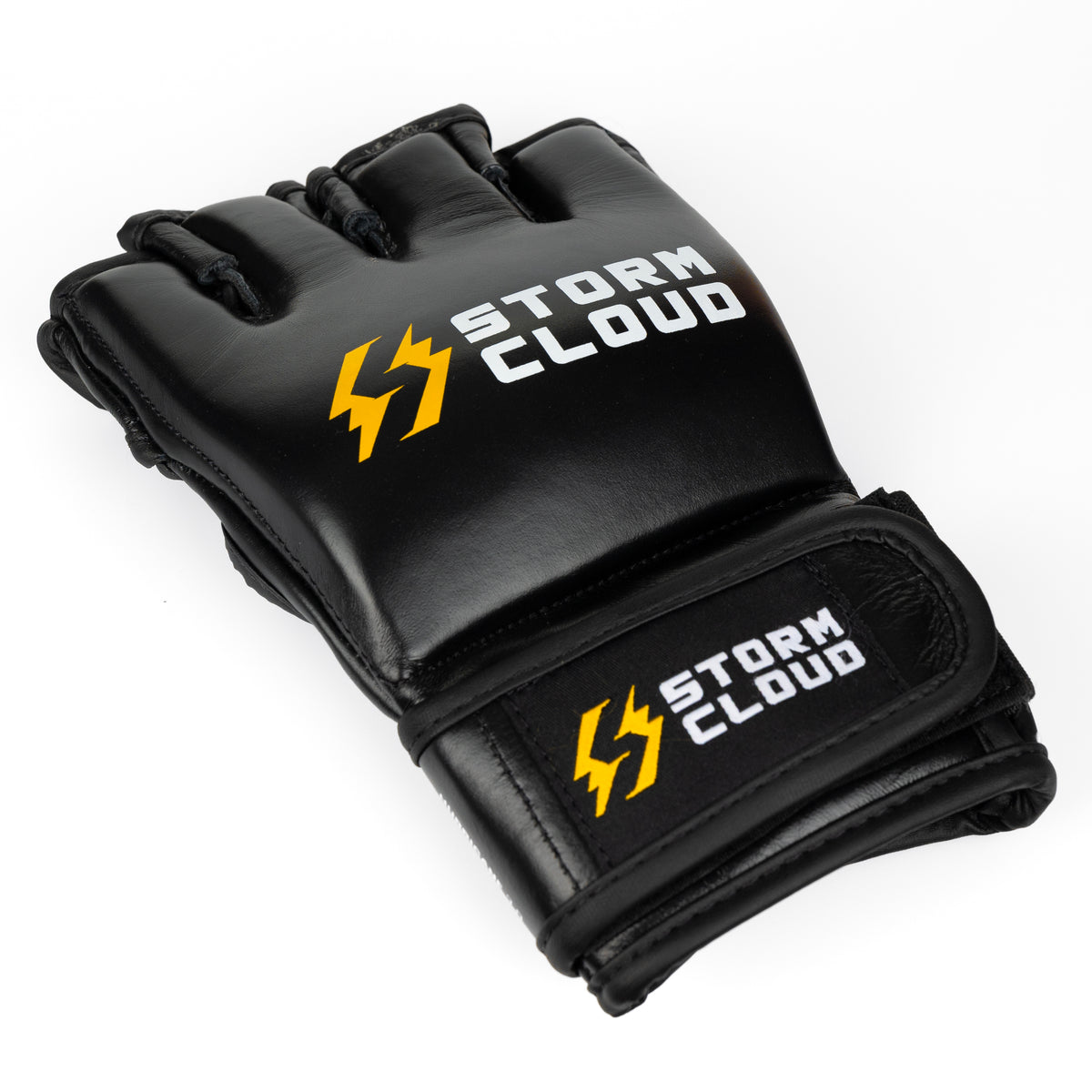 StormCloud Rękawice do MMA Hurricane 3.0 4oz bez kciuka Czarne/Białe