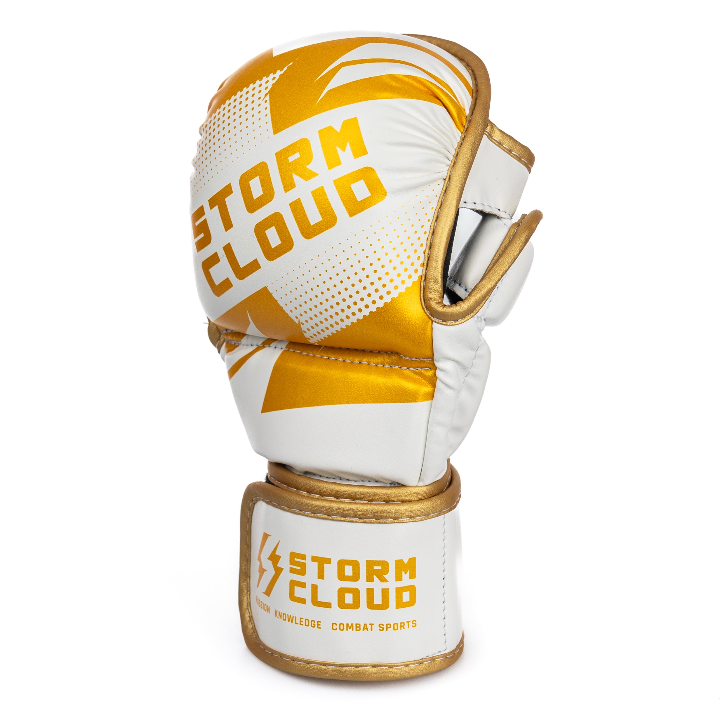 StormCloud Rękawice do MMA Bolt 3.0 Sparingowe Białe/Złote