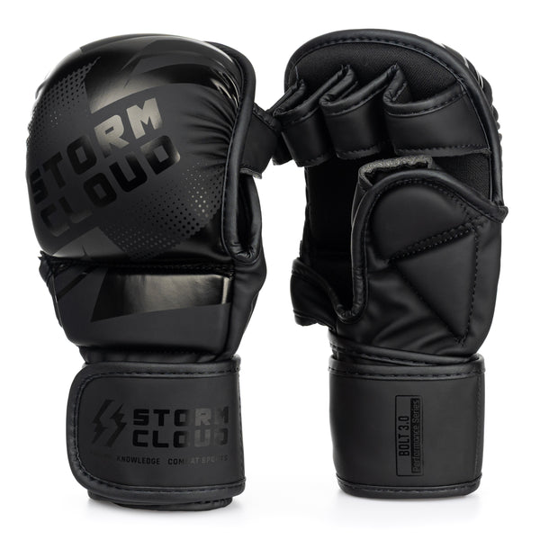 StormCloud Rękawice do MMA Bolt 3.0 Sparingowe Czarne/Czarne