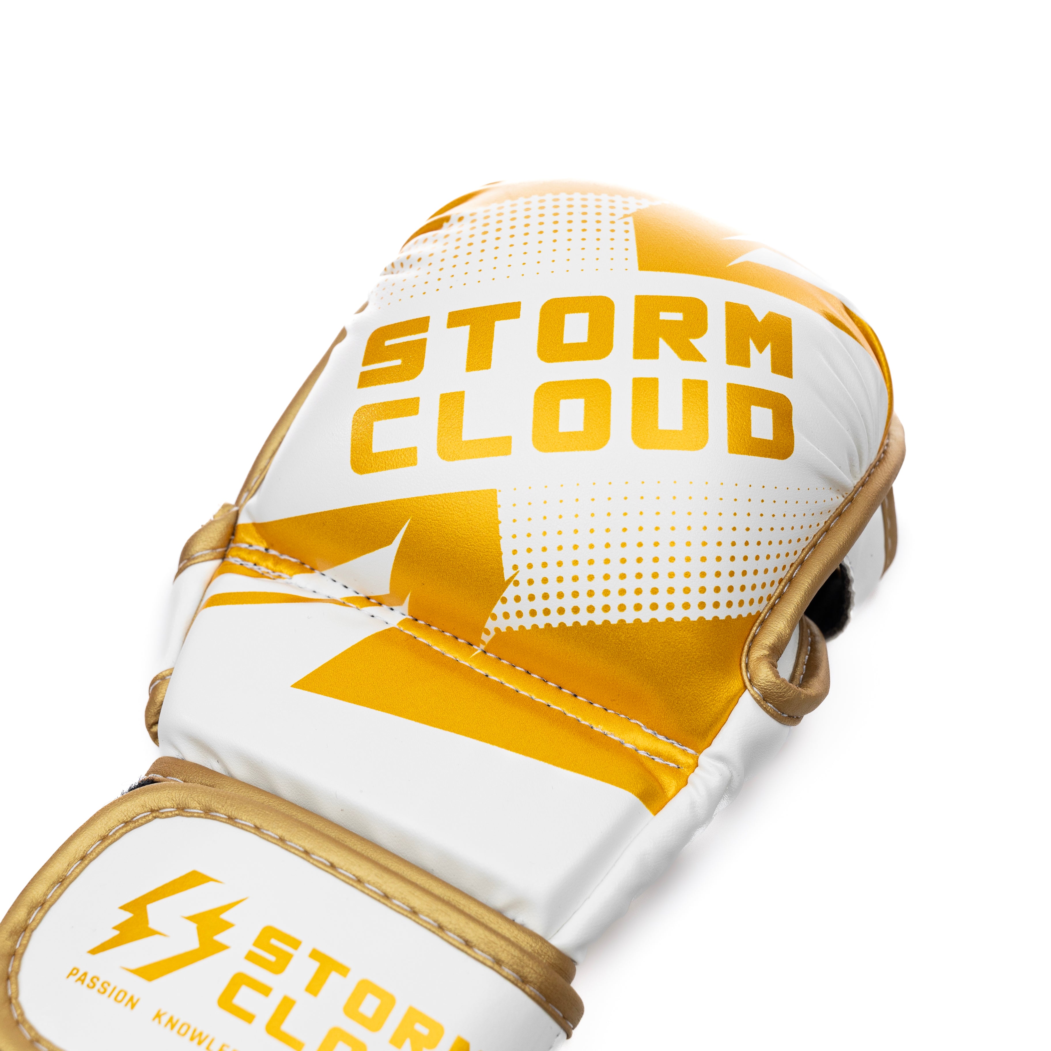 StormCloud Rękawice do MMA Bolt 3.0 Sparingowe Białe/Złote