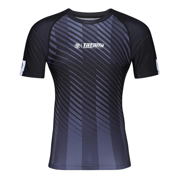 Tatami Rashguard Męski Krótki Rękaw Abstract Czarny/Szary