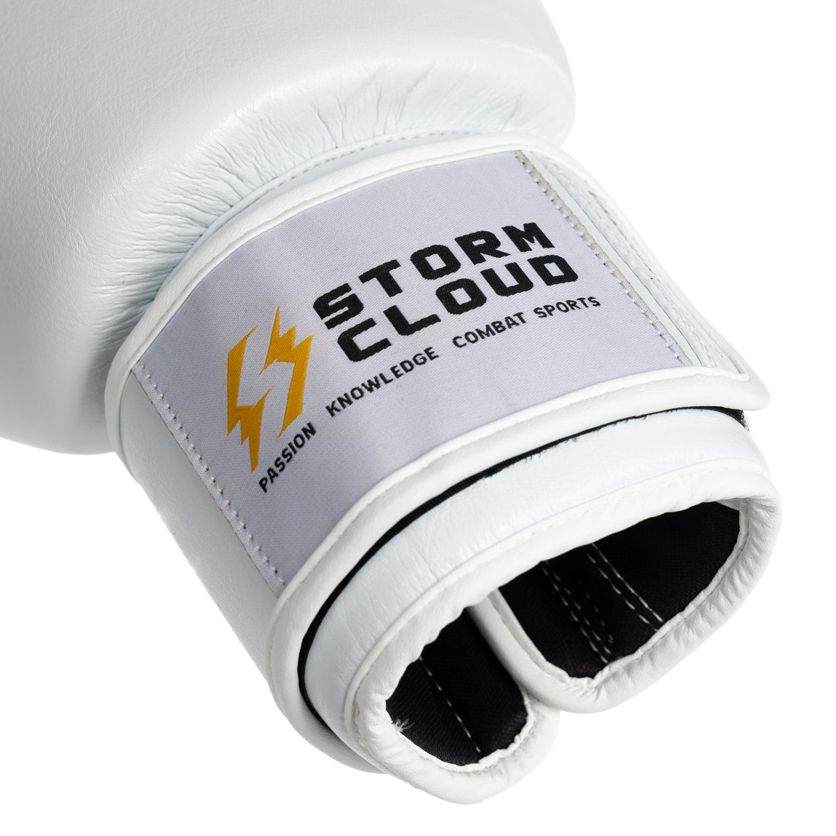 StormCloud Rękawice bokserskie Vanguard Elite Thai Białe