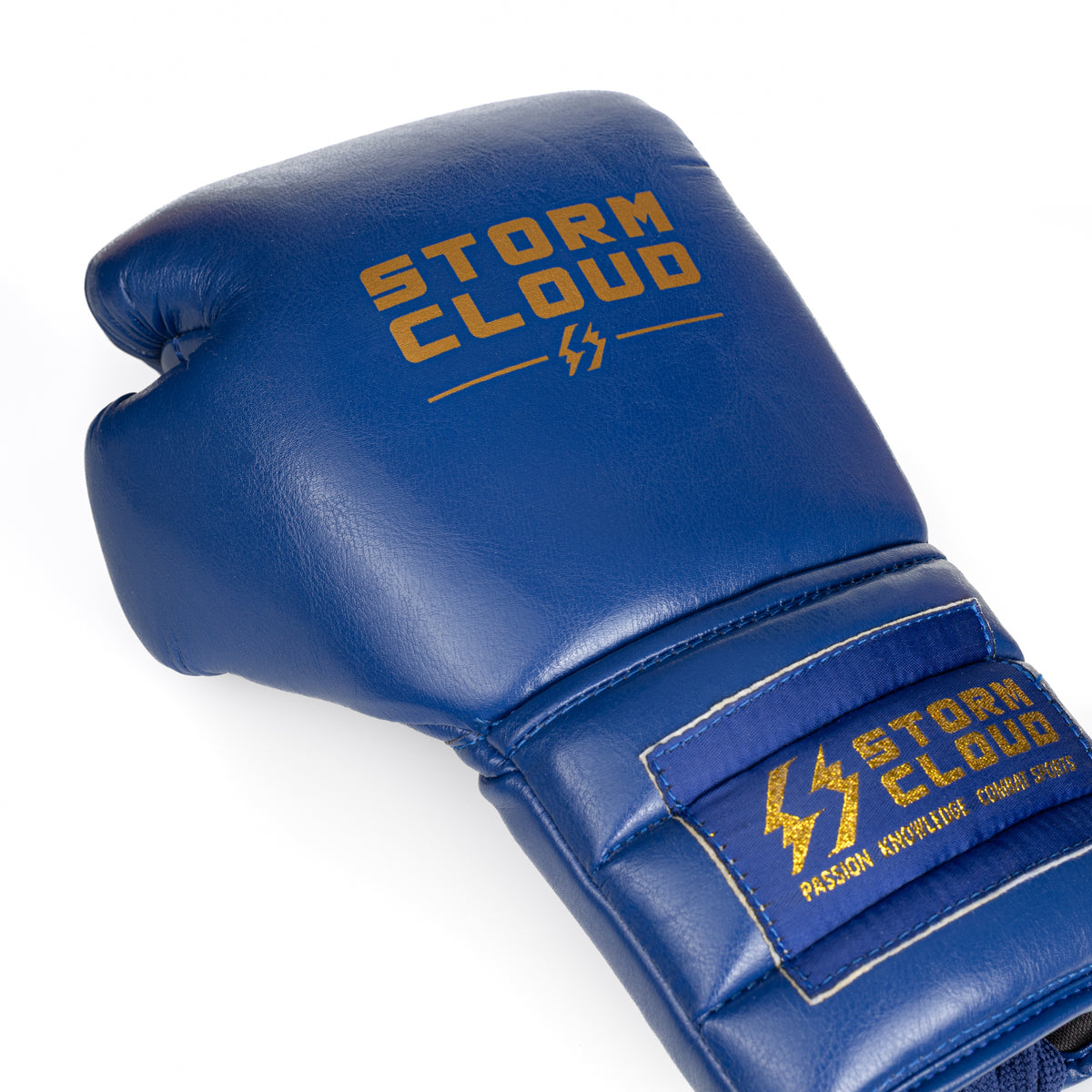 StormCloud Rękawice Vanguard Elite Boxing Wiązane Granatowe