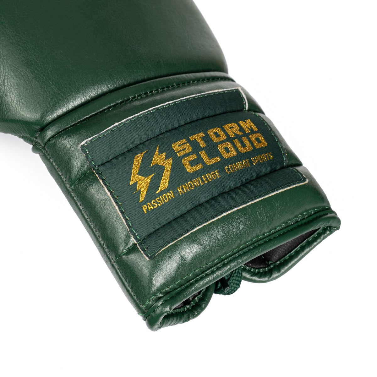 StormCloud Rękawice Vanguard Elite Boxing Wiązane Zielone