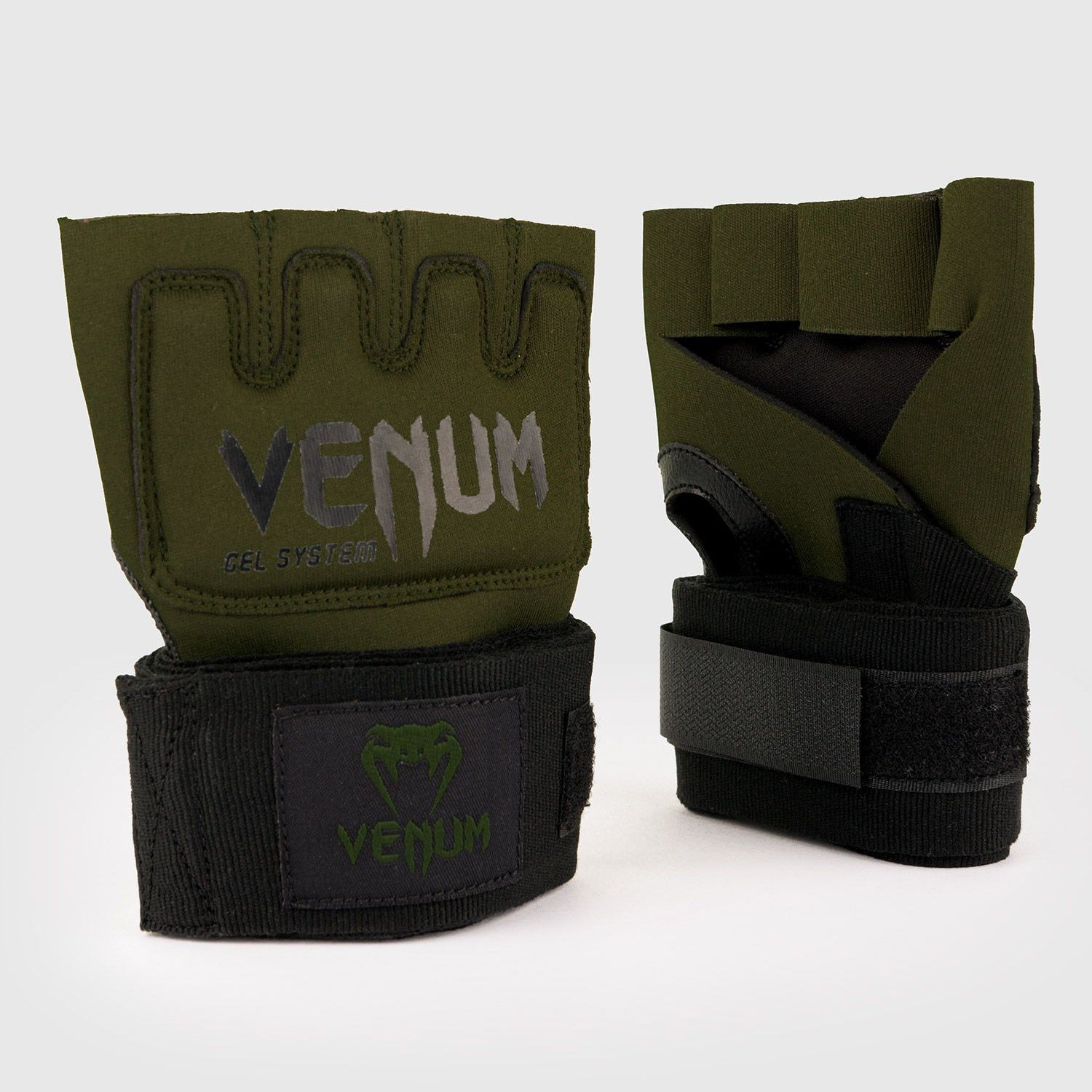 Venum Gel Kontact Hand Wrap Owijki Bokserskie - Bandaże Khaki/Czarny