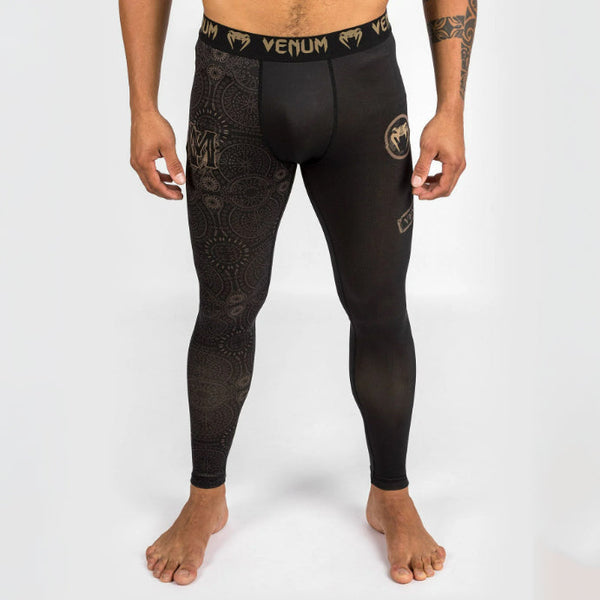 Venum Legginsy Treningowe Męskie Santa Muerte Czarno/Brązowe