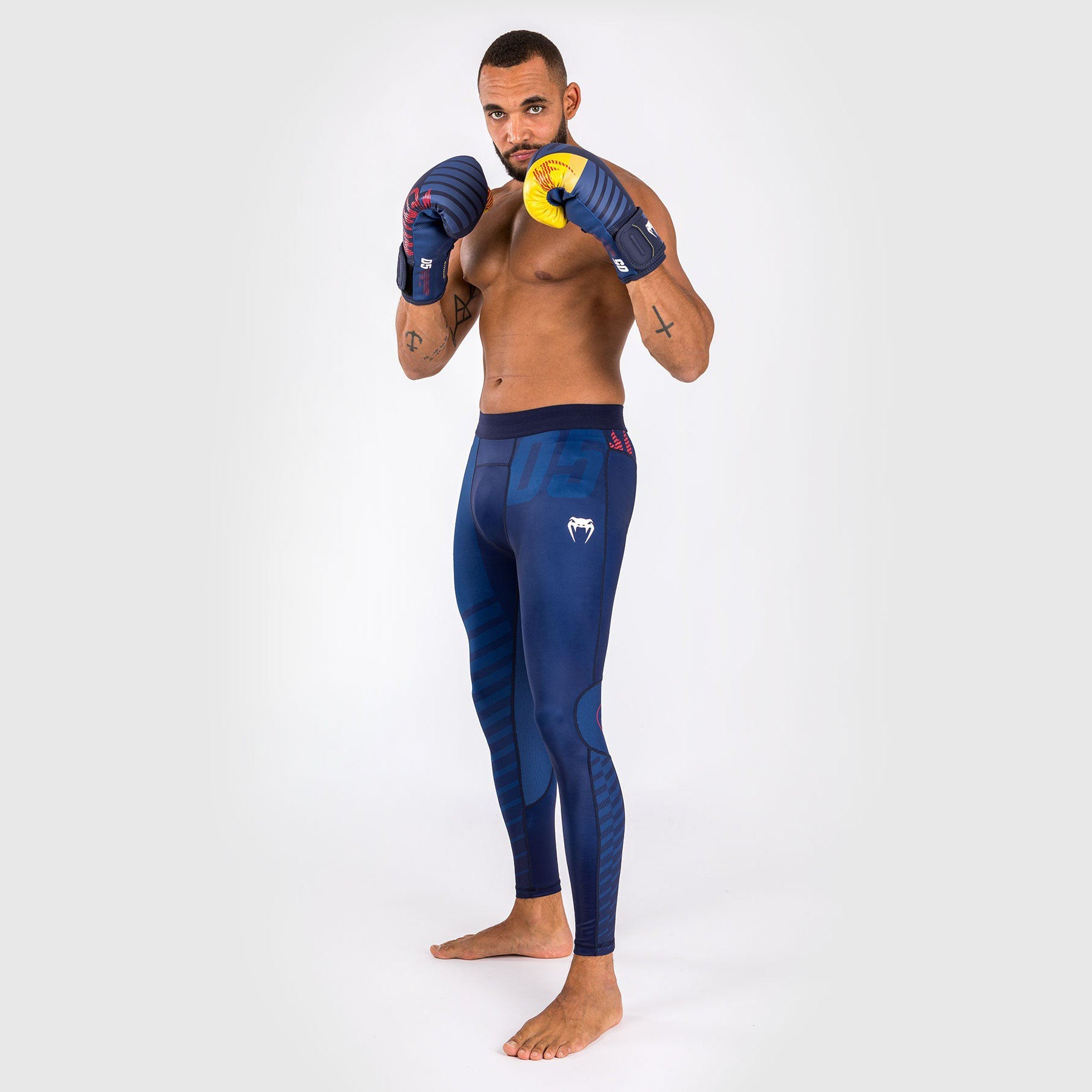 Venum Legginsy treningowe Męskie Sport 05 Blue/Yellow