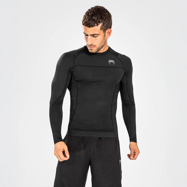 Venum Rashguard G-Fit AIR Długi Rękaw Czarny