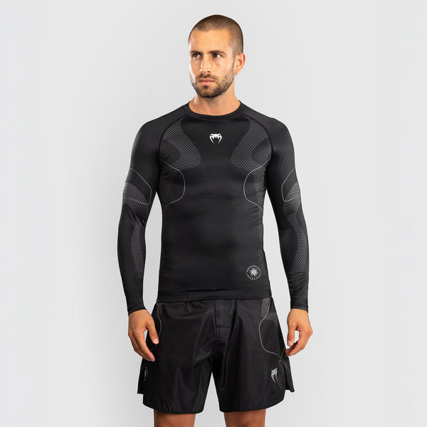 Venum Rashguard Męski Nexus Długi Rękaw Czarny/Srebrny