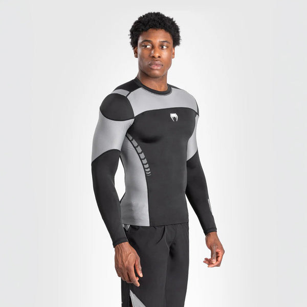 Venum Rashguard Męski Tempest Długi Rękaw Czarny/Szary