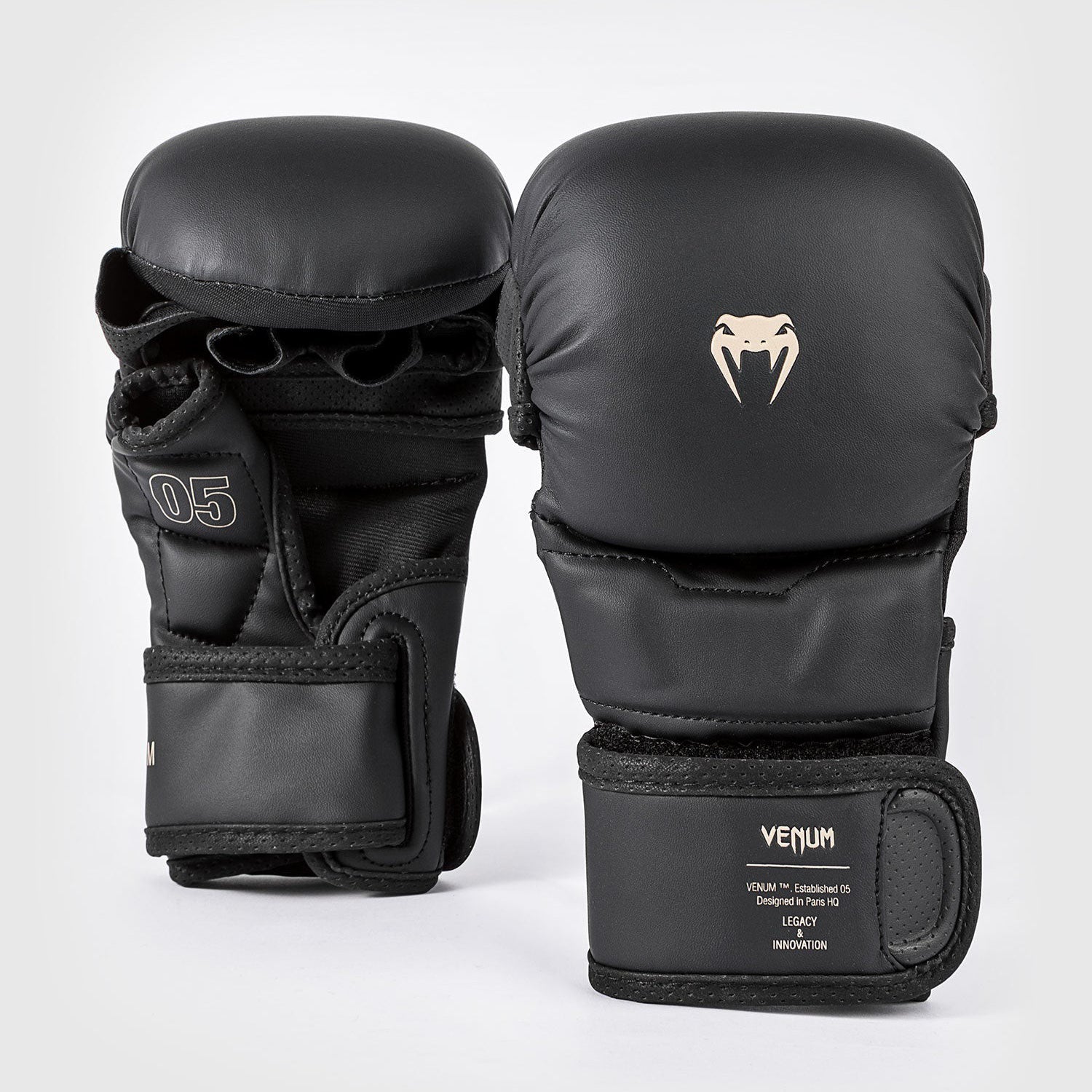 Venum Rękawice sparingowe do MMA Impact Evo Black/Black