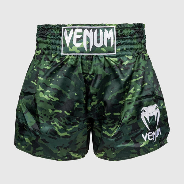 Venum Spodenki Classic Muay Thai Forest Camo Zielone