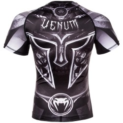 Venum Rashguard Gladiator 3.0 Krótki Rękaw Czarny