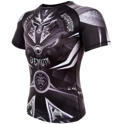 Venum Rashguard Gladiator 3.0 Krótki Rękaw Czarny