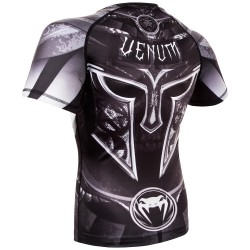 Venum Rashguard Gladiator 3.0 Krótki Rękaw Czarny