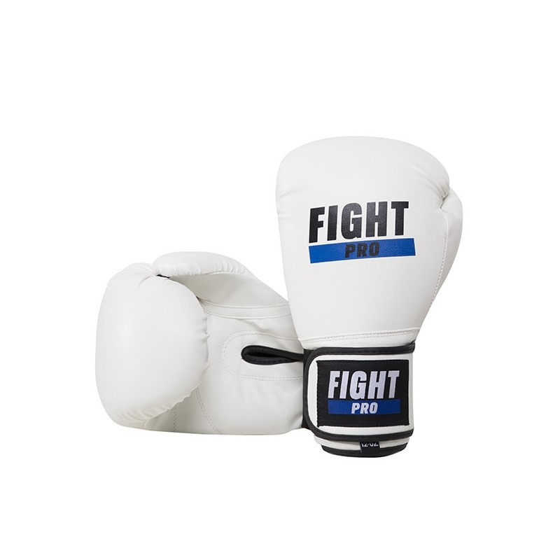 Fight Pro Rękawice bokserskie Basic Białe