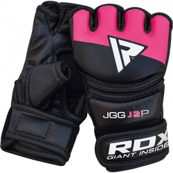 RDX Rękawice MMA dla dzieci JGG-J2 Czarne/Różowe