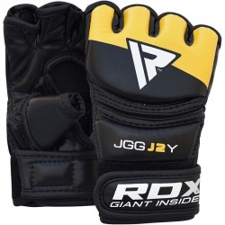 RDX Rękawice MMA dla dzieci JGG-J2 Czarne/Żółte