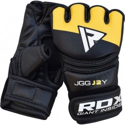 RDX Rękawice MMA dla dzieci JGG-J2 Czarne/Żółte
