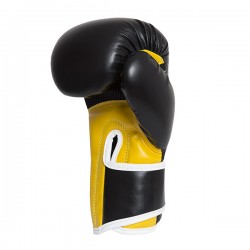 StormCloud Rękawice bokserskie dla dzieci Fighter Czarne/Żółte