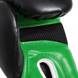 StormCloud Rękawice bokserskie dla dzieci Fighter Czarne/Zielone