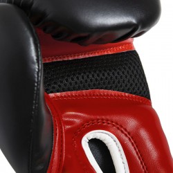 StormCloud Rękawice bokserskie dla dzieci Fighter Czarne/Czerwone