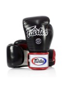 Fairtex Rękawice Bokserskie BGV1 Czarne/Białe/Czerwone - sklep MMAniak.pl