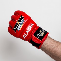 StormCloud Rękawice do MMA ALMMA 4oz Czerwone - sklep MMAniak.pl
