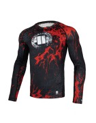 Pitbull Rashguard Blood Dog Długi Rękaw 2.0 Czarny - sklep MMAniak.pl