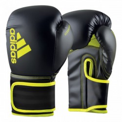Adidas Rękawice bokserskie Hybrid 80 Czarne/Żółte