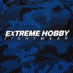Extreme Hobby Rashguard Krótki Rękaw Havoc Niebieski - sklep MMAniak.pl
