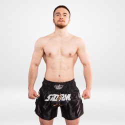 StormCloud Spodenki Muay Thai Classic Czarne - sklep MMAniak.pl