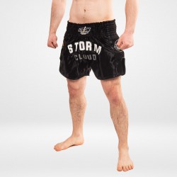StormCloud Spodenki Muay Thai Headline Czarne - sklep MMAniak.pl